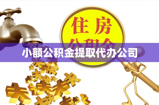 北海小额公积金提取代办公司